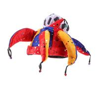 Holibanna Coiffe de Corne de Football Chapeau de Fête de Carnaval Chapeau Pierrot à Paillettes pour Les Amateurs de Sport
