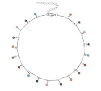 Holibanna Collier Décoratif en Pierre Colorée Style Élégant Pendentif Unique pour Fête Décoration Lumineuse