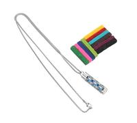 Holibanna Collier Diffuseur Daromathérapie Acier Inoxydable Pendentif Locket Parfumé Creux avec Coussinets Rechargeables pour Hommes et Femmes