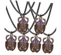 Holibanna Collier Égyptien Rétro en Lot de 6 Bijoux à Breloques en Accessoire de Cou Unisexe pour Hommes et Femmes pour Présents et Occasions Spéciales