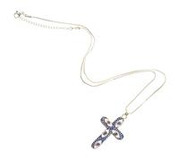 Holibanna Collier Œil Malin Avec Pendentif Croix Zircon Bijoux Anniversaire Élégants Pour Femme Et Fille