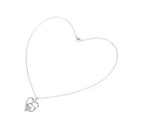 Holibanna Collier Pendentif Cœur Patte de Chien et Confortable Mémorial Animal pour Femmes des Animaux