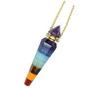 Holibanna Collier Pendentif en Hexagonal Flacon d'Huile Essentielle pour Femmes Colorés Élégant Diffuseur de Parfum pour Présents Style Unique Positive