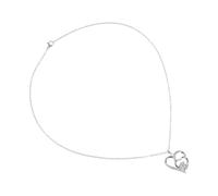 Holibanna Collier Pendentif pour Animaux de Compagnie avec Empreinte de Patte et Cœur Bijou Commémoratif Léger pour Femmes Amoureuses des Chiens et Chats Cadeau Sentimental pour Mères