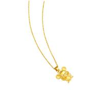 Holibanna Collier Plaqué Or Simple Solide Pendentif Décoratif Original Femme Sans Chaîne Personnalisé et pour Femme