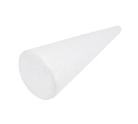 Holibanna Cône Mousse Blanc pour Garçon Fille Accessoire DIY Solide pour Bricolage Décoration Noël et Fête Projet Créatif Éducatif