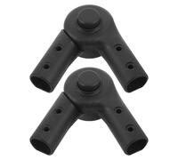 Holibanna Connecteur de Poignée de Poussette Pliante Bébé, Joint de Pliage Plastique Robuste, Articulation Réglable pour Tube Ø 22 Mm, Accessoire Poussette Pratique pour Sorties Familiales,