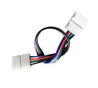 Holibanna Connecteur Ruban Double Tête sans Soudure Câble de Connexion Rapide pour Bandes Lumineuses Décoratives Installation Facile sans Outil