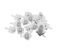 Holibanna Contacts à Ressort en Acier Inoxydable pour Batterie AA, Lot de 20 Pièces, Accessoires de Remplacement pour Télécommandes, Jouets et Réparations Électroniques DIY
