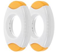 Holibanna Coupe Oeuf Coque 2pcs en Acier et Plastique, Outil Pratique pour Couper et Ouvrir Œufs Durs, pour Garniture pour Œuf et Préparation Culinaire