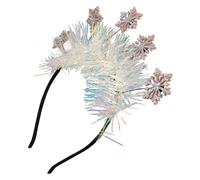 Holibanna Couronne De Noël à Flocons De Bandeau Décoratif Pour Femmes Accessoire Festif Pour Fêtes De Fin Année Soirées De Noël
