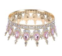 Holibanna Couronne Princesse Vintage en Alliage Cristaux pour Mariée, Accessoire Cheveux Chic et Élégant Adapté pour Fêtes et Séances Photo, Tour de Tête 42cm