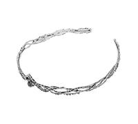 Holibanna Couronne Renaissance à Cristaux Légère et Élégante Diadème de Mariage Multifonction pour Femme Accessoire Coiffure Cosplay Médiéval et Fête