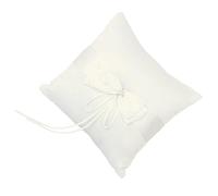 Holibanna Coussins Blancs Oreiller Rose Coussin Blanc Accessoire de mariée oreillers Blancs Anneau Oreiller Porteur d'alliances Fleuriste Bague Fournitures de Mariage la mariée