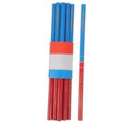 Holibanna Crayons de Menuisier Rouge 40pcs, Crayon de Marquage en Bois Rond, Résistant aux Chutes, pour Écriture sur Surfaces Irrégulières en Travail Bois