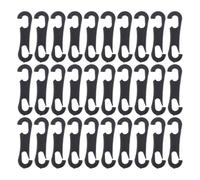 Holibanna Crochets en Plastique 100pcs pour Housses de siège Auto ABS Crochet Double extrémité Usage Polyvalent intérieur Voiture Accessoires pour Demi-Couverture