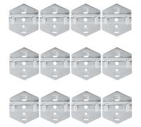 Holibanna Crochets Multifonctions en Acier Argenté 12pcs, Crochets Doubles et Simples de 5cm pour Rangement Mural D'outils, Garage et Atelier Moderne
