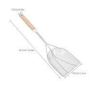 Holibanna Cuillère Passoire Acier Inoxydable avec Manche pour Friture Hot Pot Beignets et Frites Écumoire Résistante pour Cuisine et Filtration des Résidus Gras