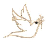 Holibanna Cuivre Doré Minimaliste, Accessoire Polyvalent Symbole de Paix, Épingle Élégante pour Dîner ou Création DIY
