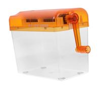 Holibanna Destructeur Documents Mini Portable Manuel Broyeur Papier avec Boîte de Collecte Protection Confidentialité pour Bureau et Maison Vue Transparente de Déchiquetage