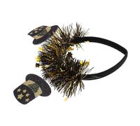 Holibanna Diadème Festif Happy Year Avec Étoiles Brillantes Accessoire De Fête Pour Réveillon Du Nouvel An Tête De Coiffure Élégante Et Confortable