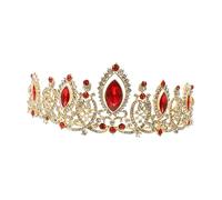 Holibanna Diadème Rétro Avec Strass Pour Mariée Couronne Étincelante Pour Cheveux De Mariage Et Occasions Spéciales
