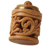 Holibanna Diffuseur Décoratif Suspendu en Bois Sculpté Sachet Parfumé, Accessoire Vintage pour Voiture et Décoration Intérieure Délicate