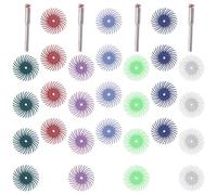 Holibanna Disque à Bande Polymère Antirouille pour Meuleuse, Outil de Meulage en Nylon et Diamant, Grain 80 à 2500 pour Polissage et Décapage Métal