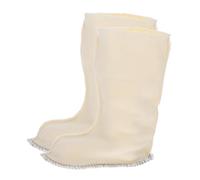 Holibanna Doublures Hautes Imperméables pour Bottes de Pluie Femmes, Chaussettes Chaudes en Tissu et Peluche, Protection le Froid pour Travail et Activités Extérieures, Résistantes