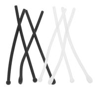 Holibanna Embouts Antidérapants pour Lunettes en Silicone, 4 Paires Fines, Protection Branches pour Confort Oreilles, Accessoires Maintien Lunettes Homme