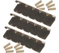 Holibanna Embouts de Ruban Métalliques 32 MM en Bronze Antique Pinces à Mâchoires de Cheval 20 Pièces pour Bracelets en Ruban Fermoirs Porte-Clés et Accessoires DIY Paquet à Main