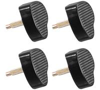 Holibanna Embouts de Talon Cœur Noirs 2 Paires pour Réparation Escarpins Femme Conseils Talon Aiguille Robustes et Silencieux Accessoires Pratiques