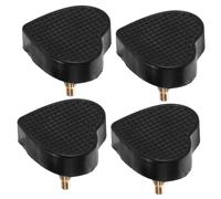 Holibanna Embouts De Talon De Rechange Cœur Noir Pour Talons Hauts, Accessoires Robustes, Épingle Fine Et Épaisse, Réparation Chaussures Femme, Usage Pratique Et Résistant, Lot 2 Paires