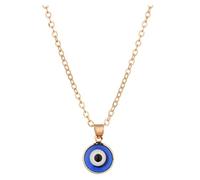 Holibanna Émo Evil Eye Collier Turc Blue Eye Collier avec Chaîne D' Or Protection Chanceux Evil Eye Bijoux pour Femmes Hommes