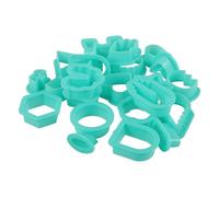 Holibanna Emporte Pièce Bijoux Pâte Polymère en Plastique, Lot de 24pcs pour Découpe Argile, Moule de Coupe Léger et Portable pour Création de Boucles d'oreilles