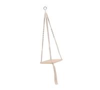 Holibanna en Filet pour Panier Suspendu Plantes Tissé Osier Corbeille Usine Panier à Suspendre Accessoire Jardinage Cintre de Pot de Plante Cintre de Pot à Fleurs décoratif en Bois