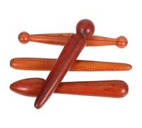 Holibanna Ensemble de 4 Bâtons de Massage en Bois pour Trigger Point Massage pour Réflexologie Précis et Convivial pour Usage Domestique et Médecine Chinoise Traditionnelle
