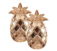 Holibanna Épingle Ananas Cartoon 2pcs en Alliage de Zinc, Épingle de Col Mode et Accessoires pour Femme, pour Fête D'été la Plage, Design Unique et Facile à Porter