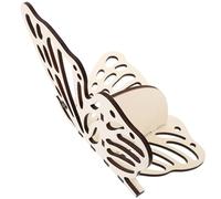 Holibanna Étagère Murale D’Angle en Bois Naturel Support Décoratif Bohème 1 Pièce, Rayonnage Suspendu pour Livres et Présentoir Décoratif, Meuble Rangement Mural pour Chambre et Salon