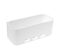 Holibanna Étagère Murale de Rangement Coulissante Boîte de Rangement en Plastique Blanc Tiroir d'Armoire Pratique Cuisine et Salle de Bain 1 Ensemble