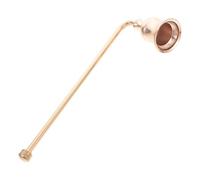 Holibanna Éteignoir à Bougie en Aluminium Doré Long Manche Pratique, Accessoire Élégant pour Éteindre la Mèche sans Fumée, pour Décoration et Usage Domestique