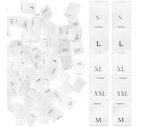 Holibanna Étiquettes de Taille pour Vêtements Lavables 500Pcs, Sangle Lisse, Couture Facile, Marquage Rapide, pour Organisation de Stock et Loisirs Créatifs