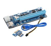 Holibanna Extension Mini Pci-e vers Pci-e pour Carte Graphique Externe Câble USB Bleu Améliore Performances Graphiques PC Portable Compatible Station Accueil GPU