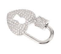 Holibanna Fermoir Collier Cœur pour Bijoux DIY Connecteur Résistant Création et Personnalisation de Colliers