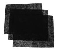 Holibanna Filtre à Charbon Actif Portable 3 Pièces 25x20 CM pour Composteur Domestique et Bac à Compost Cuisine Anti-Odeurs