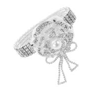 Holibanna Fleur De Poignet Corsage Floral Pour Femme Enterrement De Vie De Jeune Fille Clé Délicate Fleurs De Mariée Pour Mariage Bracelet De Fleurs Petit Bal Fête De Mariage