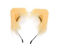Holibanna Fluffy Cat Ear Headband et pour Halloween et Cosplay Accessoire Mignon et Confortable pour Maquillage et Soins Visage