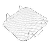 Holibanna Four Friteuse Air Fryer Panier en Acier Inoxydable Argenté, Accessoire Polyvalent pour Cuisson Multiple en Cuisines Domestiques et Barbecues Extérieurs