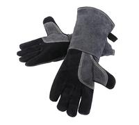 Holibanna Gants de Protection Industriels Résistants Chaleur Gants de Barbecue Cuir pour Soudure et Manutention
