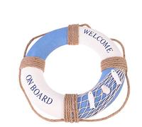 Holibanna Hanging Foam Lifebuoy Decoration Nautical Lifebuoy Ring Wall Welcome Mediterranean Style Crafts